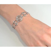 Afbeelding in Gallery-weergave laden, Ronde diamanten armband 8 karaat dames sieraden wit goud Nieuw - harrychadent.nl
