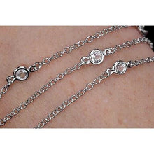 Afbeelding in Gallery-weergave laden, Ronde diamanten armband bezel set 1,50 karaat dames sieraden - harrychadent.nl
