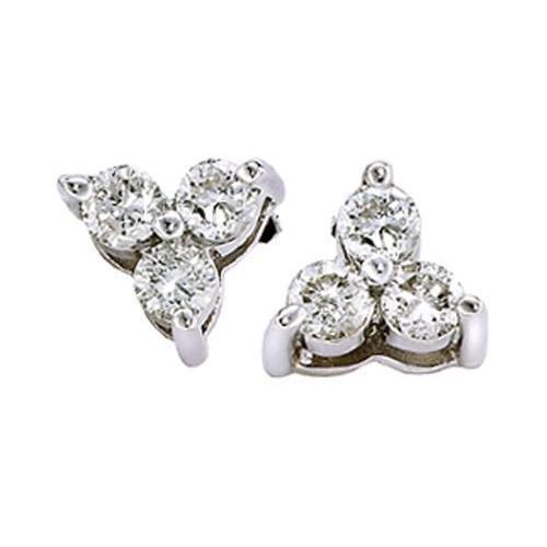 Ronde diamanten oorknopjes 4.26 karaat diamanten oorknopjes - harrychadent.nl