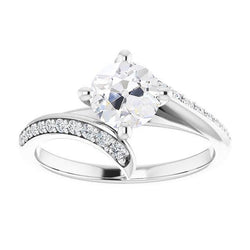 Natuurlijke Diamanten Ring 3.50ct - Witgoud 14K