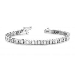 Ronde 4,50 ct Prachtige Echt Diamanten Dames Tennisarmband Wit Goud 14K
