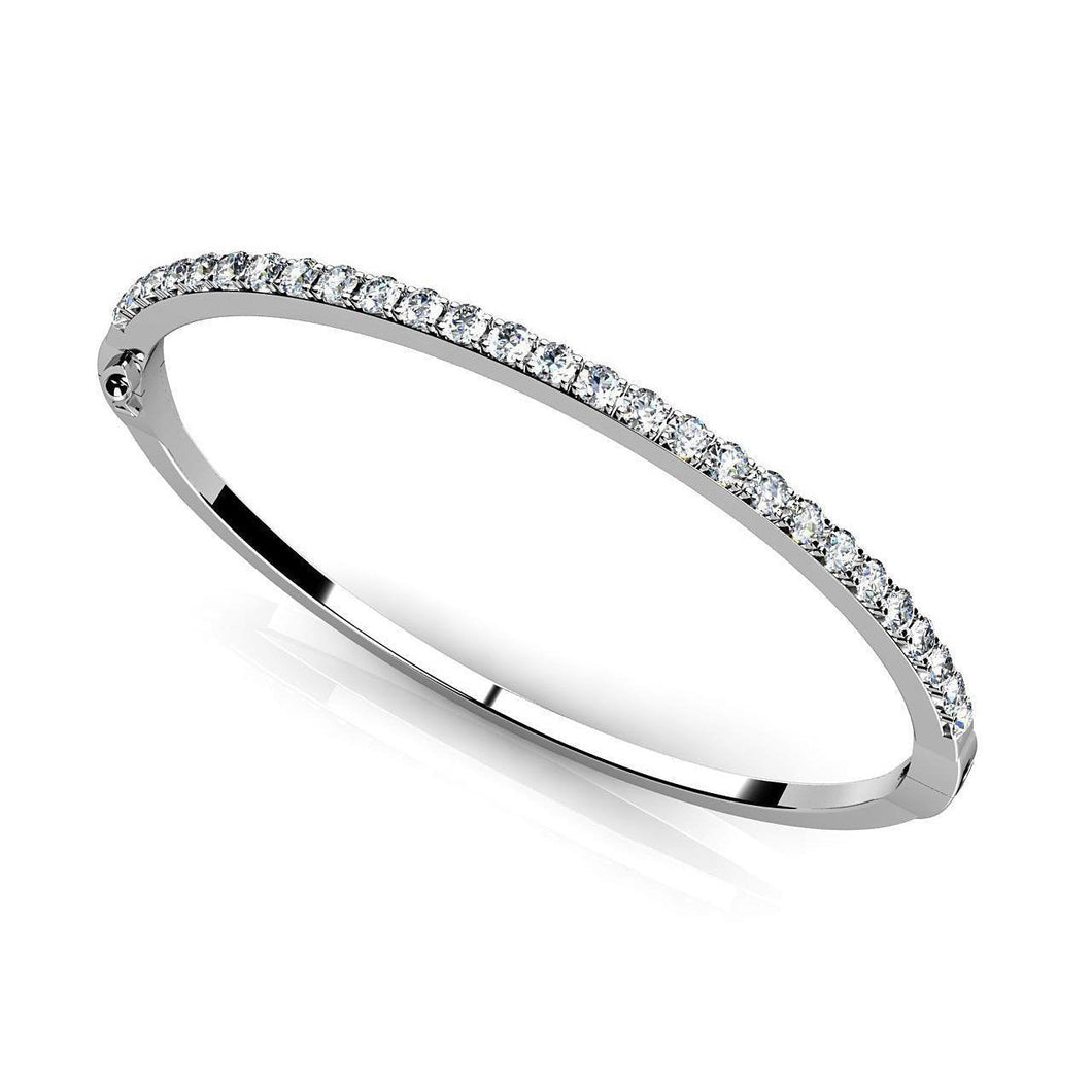 Ronde Briljant Geslepen Echt Diamanten Armband 4,30 Karaat Gouden Sieraden