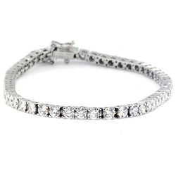 Labgekweekt Diamanten Armband 6.60ct - Witgoud 10K