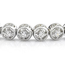 Afbeelding in Gallery-weergave laden, Ronde Echt Diamanten 4.80 Karaat Tennisarmband Wit Goud 14K
