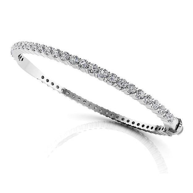 Ronde Echt Diamanten Armband 5,40 Ct Massief Gouden Fijne Sieraden