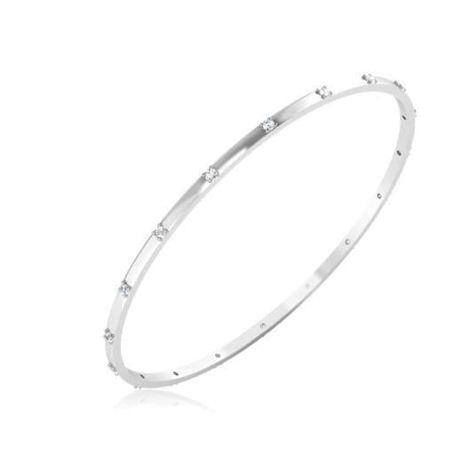 Ronde Echt Diamanten Damesarmband 2,70 Ct Witgoud 14K