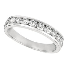 Afbeelding in Gallery-weergave laden, echte round diamant 2.40karaat eternity ring vooraanzicht
