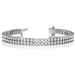 Ronde Geslepen Echt Diamanten Tennisarmband 6,60 Karaat Witgoud 14K