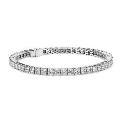 Natuurlijk Diamanten Armband 9kt - Witgoud 14K