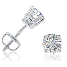 Afbeelding in Gallery-weergave laden, GIA-gecertificeerd Natuurlijke Diamanten Oorbel 3.60ct - Witgoud 14K
