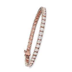 Roségoud uit de aarde gewonnen diamanten armband voor dames