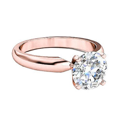 Rosé gouden diamanten ring Solitaire ring 1,01 karaat