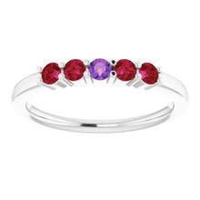 Afbeelding in Gallery-weergave laden, Sapphire Ruby Band 1,50 Karaat Dames Sieraden - harrychadent.nl
