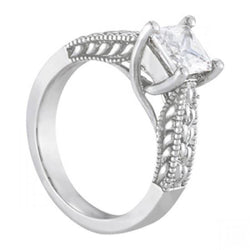 Solitaire 1,25 karaat prinses geslepen diamanten ring Nieuw