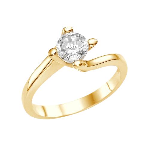Solitaire 1,75 karaat diamanten trouwring geel goud 14K - harrychadent.nl