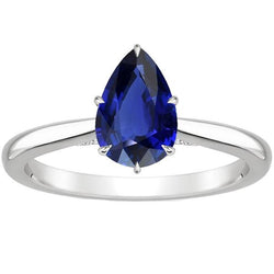 Solitaire Prong Setting Ring Peer Ceylon Sapphire 2,50 Karaat