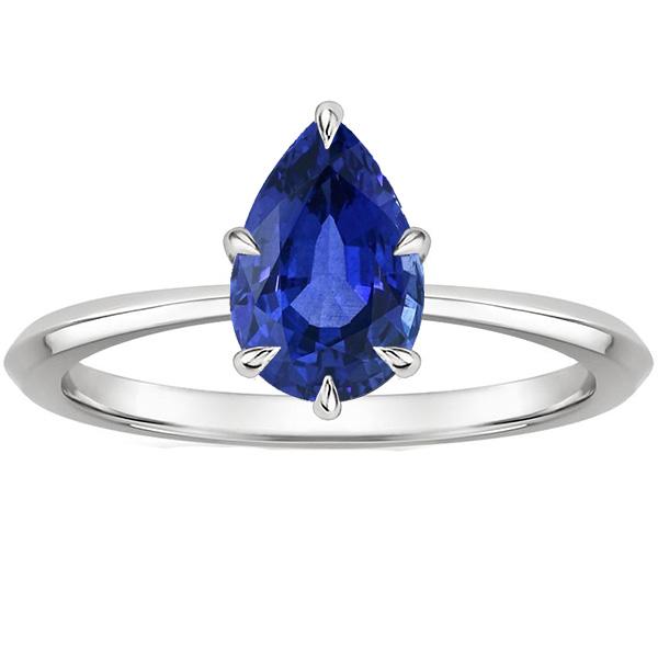 Solitaire Ring Prong Setting Peer Ceylon Sapphire 2 Carats - harrychadent.nl