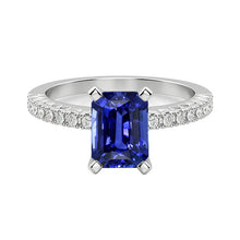 Afbeelding in Gallery-weergave laden, echte round diamant 3karaat ring vooraanzicht
