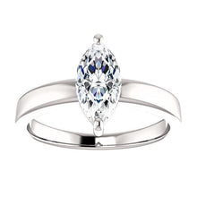 Afbeelding in Gallery-weergave laden, Solitaire diamanten ring Marquise geslepen 2,50 karaat witgoud - harrychadent.nl
