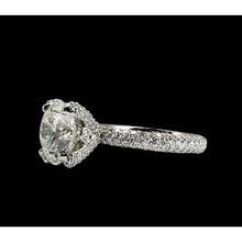 Afbeelding in Gallery-weergave laden, Solitaire diamanten verlovingsring F Vs1/Vvs1 met accent 3.01 Ct. WG 14K - harrychadent.nl
