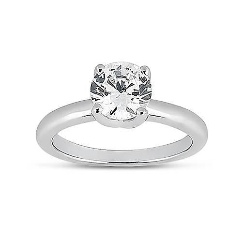 Solitaire verlovingsring 1,50 karaat ronde diamant wit goud 14K - harrychadent.nl
