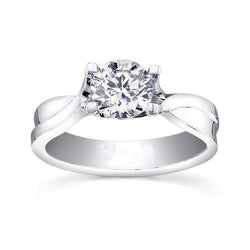 Solitaire Sparkling 2,25 karaat Echt Diamanten Verlovingsring Goud Wit