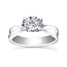 Afbeelding in Gallery-weergave laden, echte round diamant 2.25karaat ring vooraanzicht
