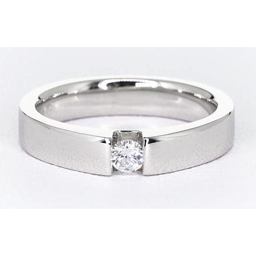 Spanning Set Ronde Diamond Promise Herenring 0,50 Karaat Sieraden - harrychadent.nl