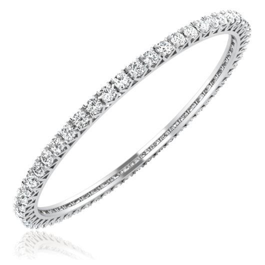 Sparkling 12 kt Diamanten dames Armband wit goud 14k - harrychadent.nl