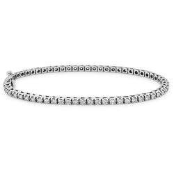 Sparkling Echt Diamond Lady Tennisarmband Prong Set 3.10 Carat WG 14K