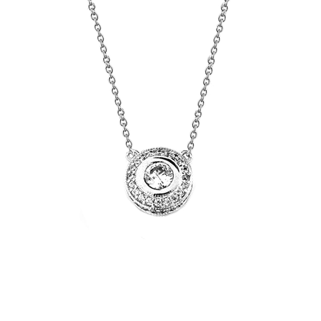 Sprankelend 2,00 Karaat Echt Diamanten Ketting Hanger Goud Wit 14K