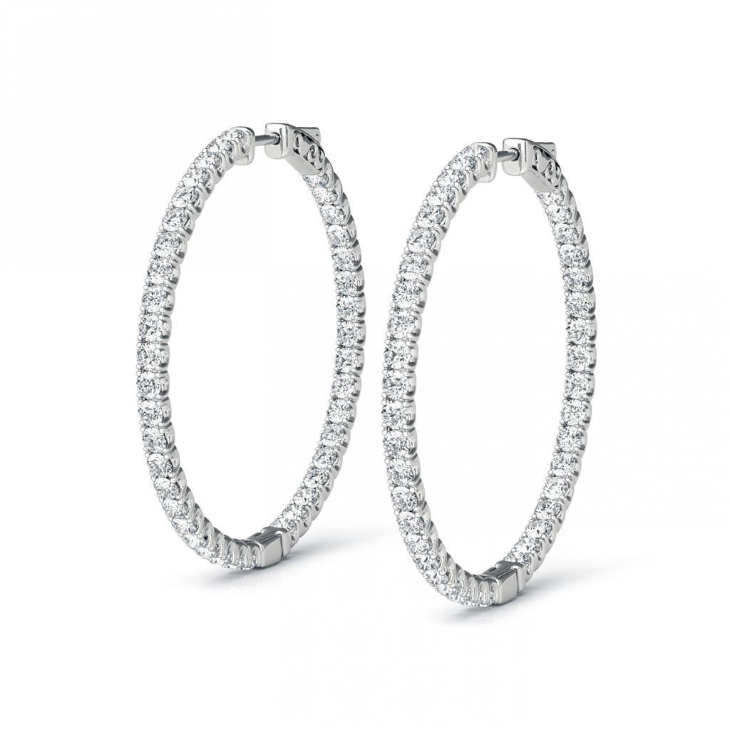 Sprankelende Briljant Geslepen Echt Diamanten Oorringen Van 4,80 ct Voor Dames - harrychadent.nl