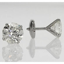 Afbeelding in Gallery-weergave laden, Stud Earring Ronde Diamant 1,60 Karaat Wit Goud 14K - harrychadent.nl
