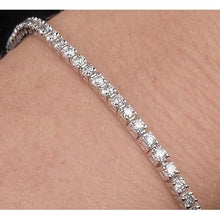 Afbeelding in Gallery-weergave laden, Tennis Armband Diamant 8 Karaat Prong Vrouwen Witgouden Sieraden 14K - harrychadent.nl
