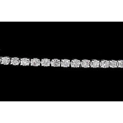 Tennis Armband Echt Diamant 8 Karaat Prong Vrouwen Witgouden Sieraden 14K