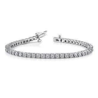 Tennis Echt Diamanten Damesarmband Fijne Sieraden Massief Wit Goud 5,30 Karaat