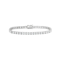 Tennisarmband WG 14K Sprankelende Rond Geslepen Natuurlijke uit de aarde gewonnen Diamanten 9.50 Karaat