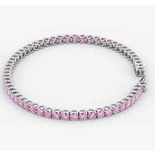 Afbeelding in Gallery-weergave laden, Tennisarmband roze saffier 5,90 karaat witgoud damessieraden - harrychadent.nl
