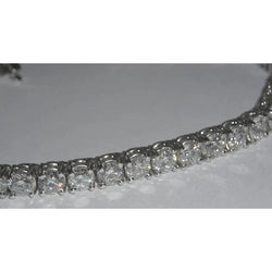 11 Karaat Natuurlijk uit de aarde gewonnen Diamanten Tennisarmband Voor Dames