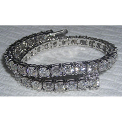 Briljante 14 Karaat Natuurlijke uit de aarde gewonnen Diamanten Tennisarmband