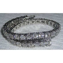 Afbeelding in Gallery-weergave laden, Tennisarmband Met 14 Karaat Echt Diamanten
