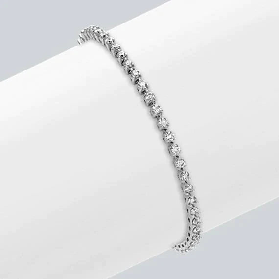 Tennisarmband Met 6 Karaat Echt Diamanten