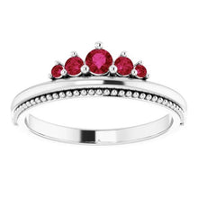 Afbeelding in Gallery-weergave laden, Trouwring Birma Ruby 1.10 karaat antieke stijl sieraden Nieuw - harrychadent.nl
