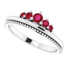 Afbeelding in Gallery-weergave laden, Trouwring Birma Ruby 1.10 karaat antieke stijl sieraden Nieuw - harrychadent.nl
