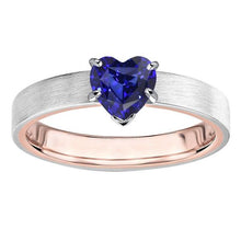Afbeelding in Gallery-weergave laden, echte heart diamant 1.50karaat ring vooraanzicht
