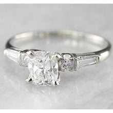 Afbeelding in Gallery-weergave laden, Verlovingskussen diamanten ring 1,70 karaat witgoud 14K - harrychadent.nl
