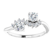 Afbeelding in Gallery-weergave laden, Verlovingsring ronde diamanten ring 1,50 karaat witgoud 14K sieraden - harrychadent.nl
