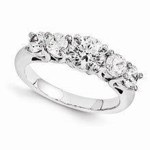Afbeelding in Gallery-weergave laden, echte round diamant 2karaat ring vooraanzicht
