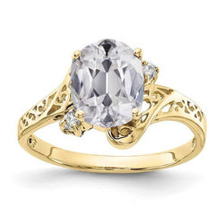 Vintage stijl 3 stenen ring ronde & ovale oude geslepen diamant 4,50 karaat