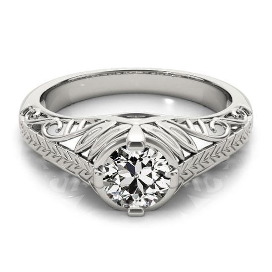 Vintage stijl oude geslepen diamanten ring sieraden 2,75 karaat goud - harrychadent.nl